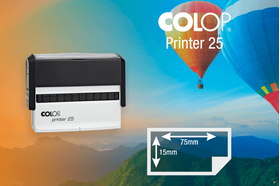 Zīmogs Colop Printer 25, gatavs lietošanai